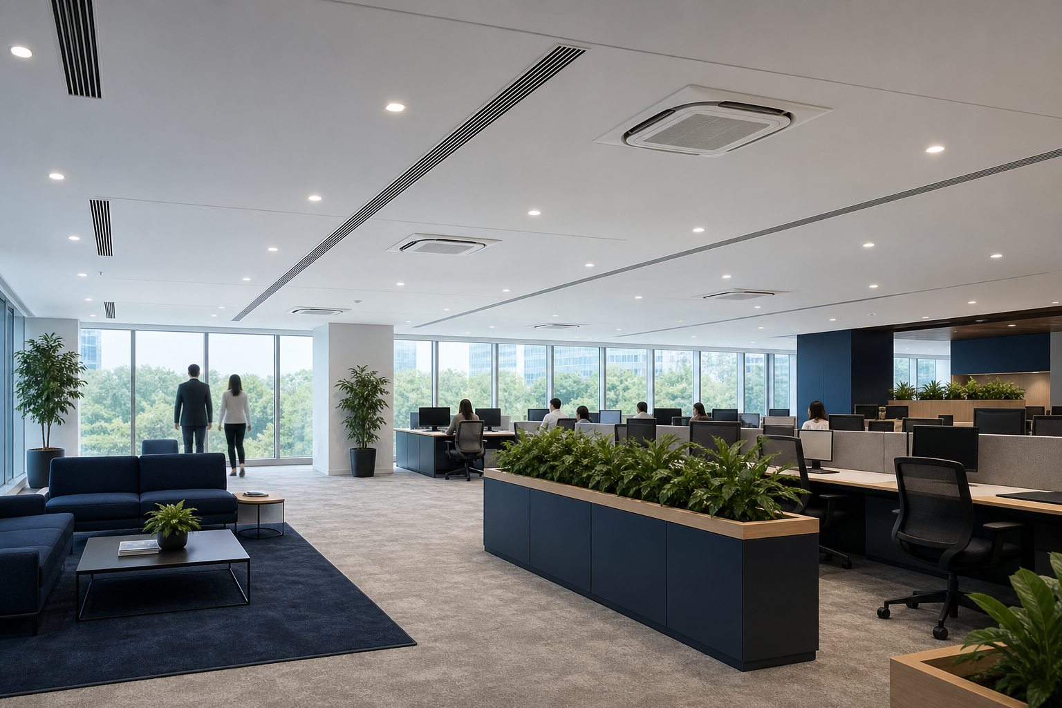 Commercial HVAC installation by Cryogenics